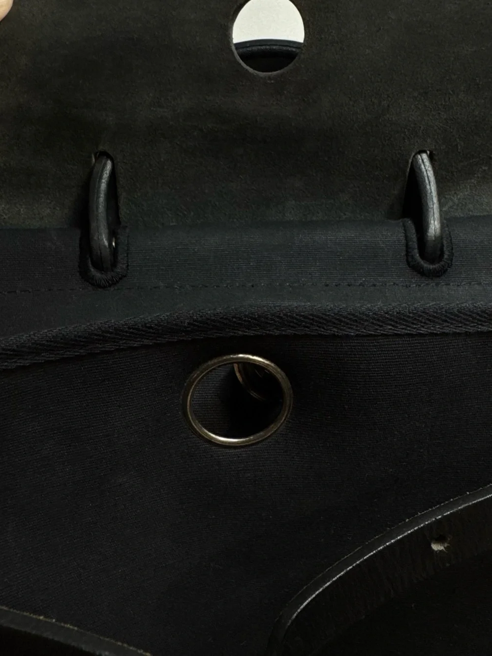 Hermès Black Herbag 2-in-1